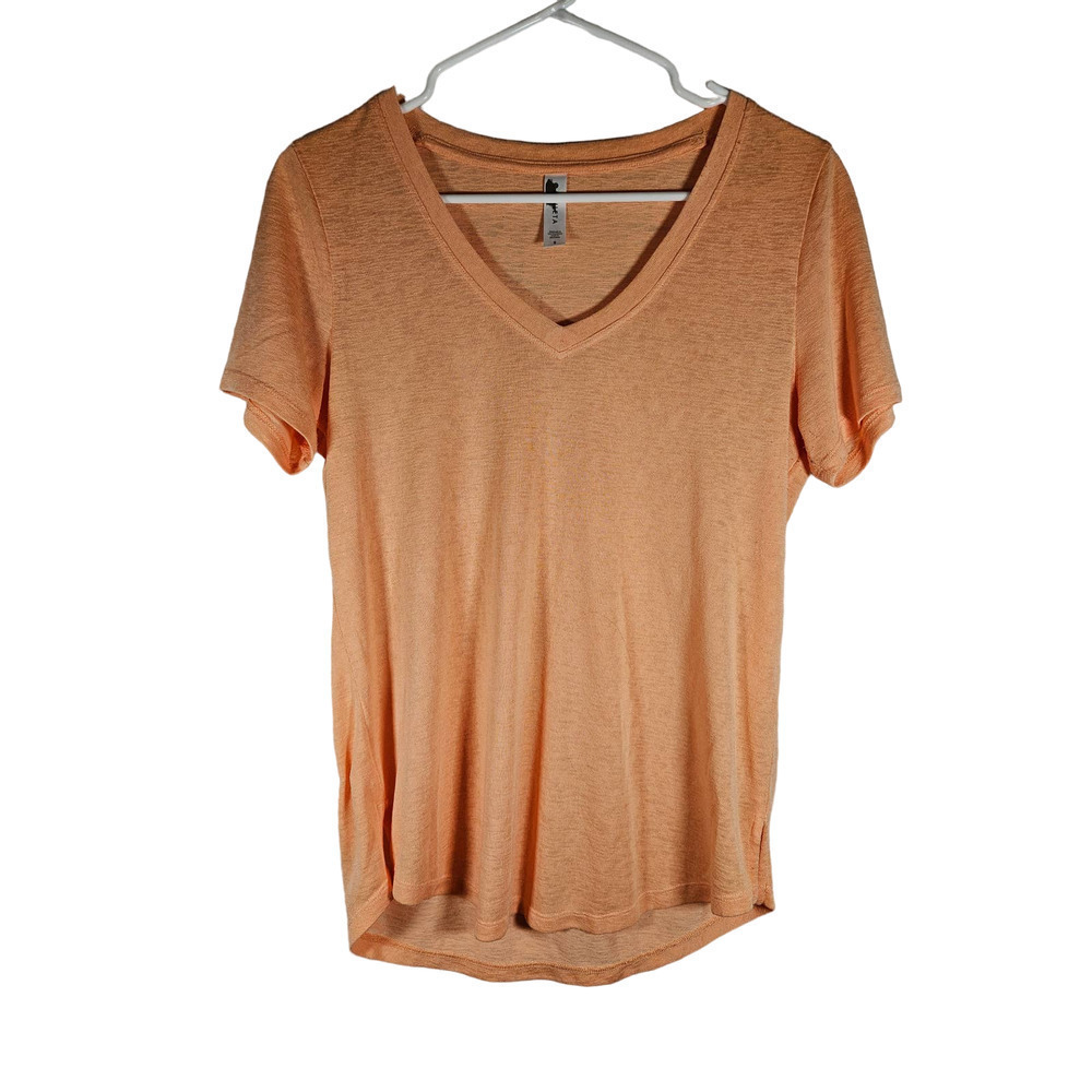 Athleta Women's Tops Athleta Breezy Scoop‎ V Tee Light Warm Sunset Small